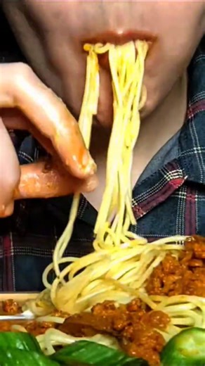 Macaroni ASMR Short 🍝 | Soft Eating Sounds