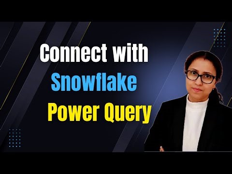 How to Import Data from Snowflake Environment | Power Query| #arpitastechcorner #powerquery