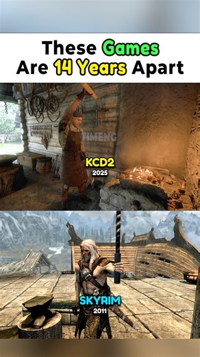 These Games Are 14 Years Apart - Kingdom Come: Deliverance 2 (2025) Vs Skyrim (2011)