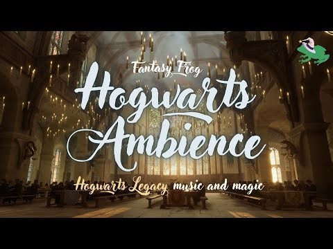 Watch the Sunrise Through the Great Hall Ceiling 🌅🕯 | Hogwarts Legacy Ambience