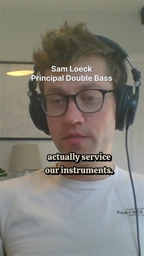 Fascinating insight into the lives of bass players from Principal Double Bass Sam Loeck! #nacomusicians #doublebassplayer #doublebassist #orchestralife | Musicians of the National Arts Centre Orchestra | Facebook