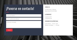 Formulario de contacto con antecedentes - Plantilla HTML por Nicepage