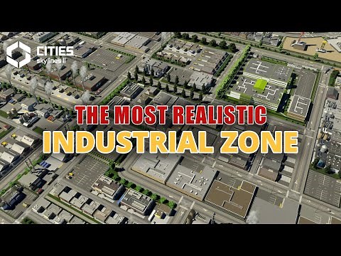 How to Build a REALISTIC Industrial Zone in Cities Skylines 2 | Realistic City Tips