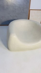 Sculpted to stand out🫶🏻 This custom-made micro concrete chair blends raw texture with bold design — where form meets function in the most refined way.✨ | Smartloft.ae