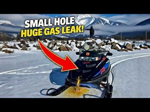 Polaris Snowmobile Gas Leak - Replacing Fuel Lines
