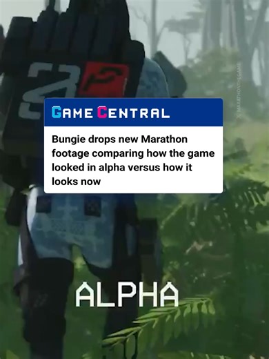 much has been made of certain allegations surrounding marathon's art style shall we say, with the game's art director abruptly departing recently - and now bungie have dropped a new look at how that style has changed from alpha all the way to its current build - what do you think of it? #marathon #bungie #destiny #destiny2 #gaming