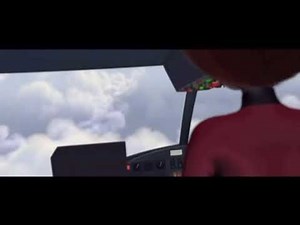 The incredibles plane Scene ￼(English) ￼