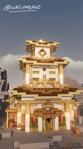 minecraft japanese temple | TIMELAPSE