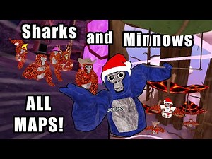 Goofy Gorillas Play SHARKS AND MINNOWS in EVERY MAP! | (Gorilla Tag Minigames) Part 2
