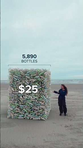 How to remove 2,300 bottles from the environment for $10