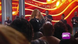 Kierra Sheard hits the #JoyfulNoiseBET stage THIS SUNDAY at 9a/8c to perform "Hang On" and we have a sneak peek for you here. 🙌🏾 | Sunday Best