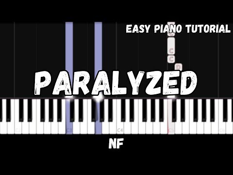 NF - Paralyzed (Easy Piano Tutorial)