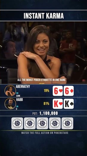 INSTANT KARMA 😳 #poker #pokerstrategy
