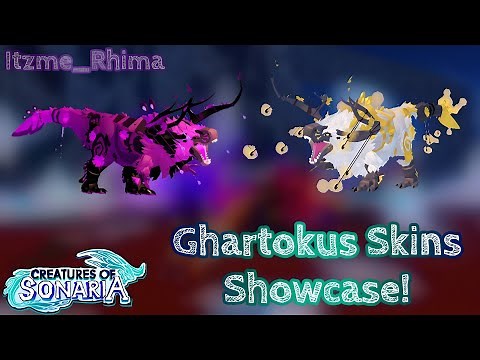 🦖 Ghartokus Skins Showcase! 🦖 || 🍃Creatures of Sonaria (Roblox)