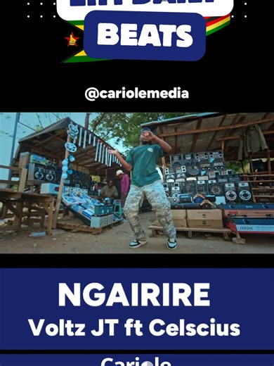 Zim Daily Beats: Voltz JT - Ngairire ft Celcious #zimhiphop #zimmusic #zimdancehall #zimtiktokers🇿🇼🇿🇼🇿🇼