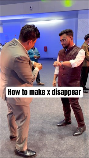 How to make X disappear Magic | Magic #magic #magician #illusion #comedy