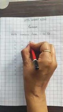 Subject - Maths... Write numbers from 1 to 50 ... Class - Nursery... Day -617 ...