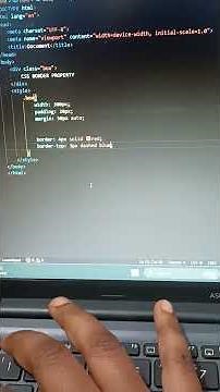 CSS Border Property #html #css #coding