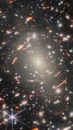 Pan video: galaxy cluster Abell S1063