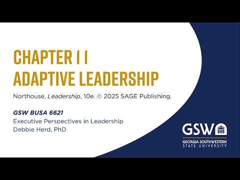 Chapter 11 Adaptive Leadership | Northouse, Leadership, 10e