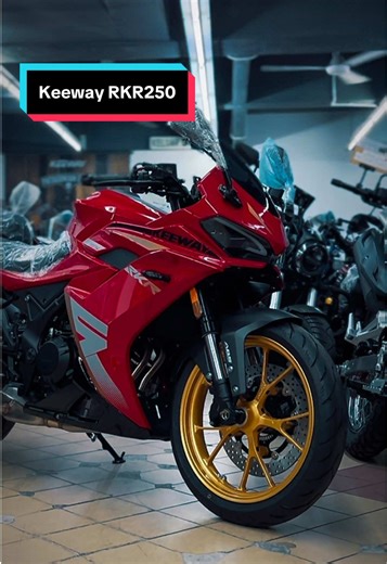 🔥 Keeway RKR 250 🔥 Stylish Sportbike with sporty performance & aggressive looks for everyday riders! 🏍🔥 🛠 249cc Parallel-Twin, Liquid-Cooled Engine ⚙️ 6-Speed Manual Transmission 🌀 Slipper Clutch 💪 23kW Power / 22Nm Torque 📡 Traction Control System (TCS) 🛑 Dual Channel ABS 🔧 USD (Upside-Down) Front Fork 🦾 Adjustable Rear Monoshock Suspension 📱 5” Digital Display 🔌 USB & USB-C Charging Port ⛽ 12L Fuel Tank 🏍 Aggressive Full-Fairing Sportbike Design Power Style Smooth Twin-Cylinder P