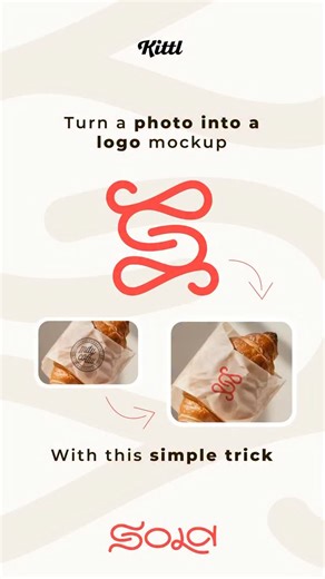 Graphstorm | Logo Design & Branding on Instagram: "Turn a photo into a logo mockup with this simple trick and tool 🌟 Save this video for later Steps 👇 1. Go to Kittl.com 2. Add your logo on one artboard 3. Find a mockup inspiration online 4. Create a Smartboard using the logo artboard and the inspiration artboard 5. Hit Generate and let Kittl do the magic Graphstorm | Logo Design & Branding “Creating the Unseen, Strategically” #logo #logodesign #branding #brandidentity"