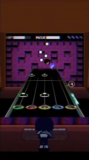 "BURNING EYES" From Deltarune Played On Clone Hero (Part 3) #gaming #deltarune #undertale #music