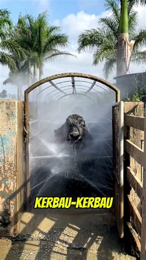 Super Fast Buffalo Bathing
