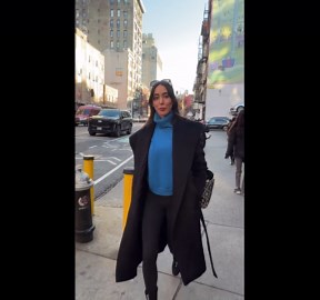 RAW VIDEO: Michelle Ritter ex-girlfriend of former Google CEO out in New York City