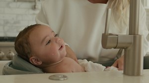 Made with 50% recycled plastic for a more sustainable take on our bestselling bath. 🛁♻️ | The First Years