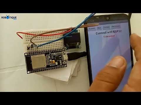 Connect the ESP32 board to the smartphone via Bluetooth