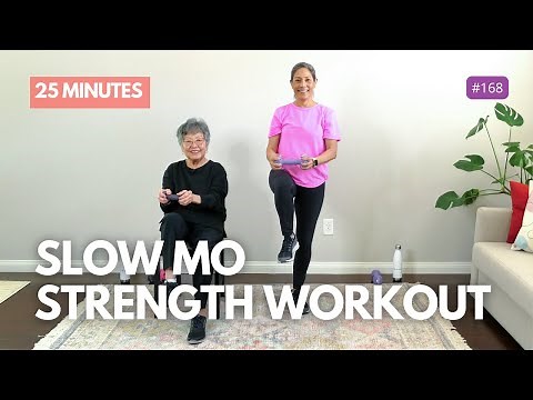 25 minute TUT Strength Training for Seniors and Beginners