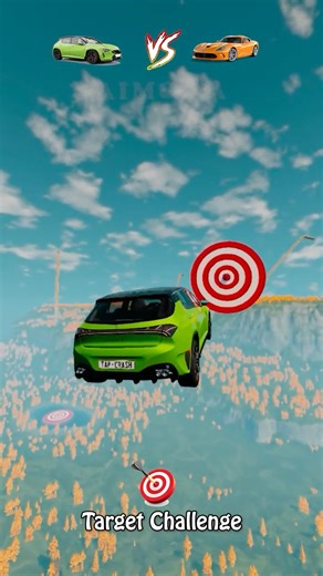 Target Challenge 🚗🎯 #shorts