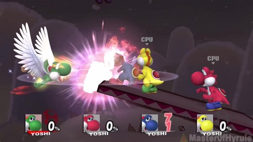 Yoshi's Final Smash Evolution in Super Smash Bros.