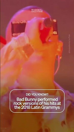 Bad Bunny Rocks Out at 2018 Latin Grammys