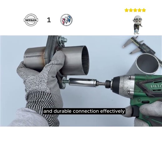 Stop Exhaust Leaks FAST! | Universal 2.50″ Flange #exhaustleakfix #mufflerrepair #exhaustrepair