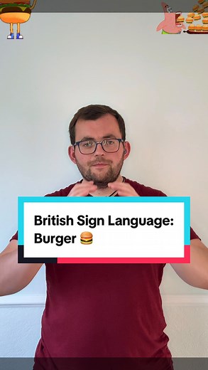 2.8K views · 368 reactions | What’s today’s British Sign Language sign? ✨ Today’s sign is: #Burger # ! Curious to learn more? I share a new BSL sign every day – perfect for beginners, learners, and sign lovers! #food #bbq  P.S. I’m from the South of the UK, so some signs might be regional! Let’s celebrate language and inclusion together  #BritishSignLanguage | The Deaf Chef | Facebook