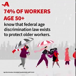 Did you know that the federal age discrimination law protects workers starting at age 40? Everyone should be treated fairly based on their skills and abilities, not their age. Have you seen or experienced age discrimination at work? | AARP