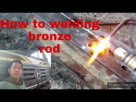 How to welding.bronze rod/oxy.acytelyn gas/borax