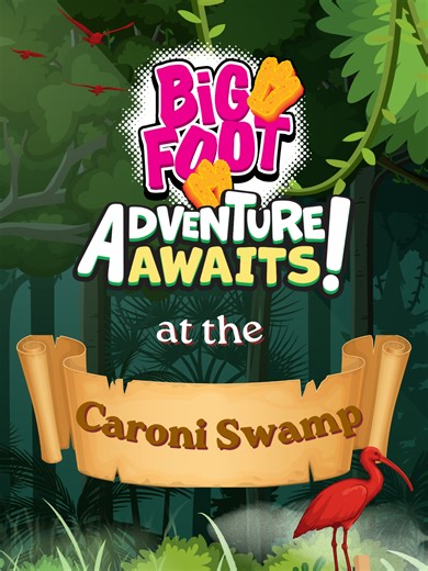 Big Foot’s very first adventure begins… and it’s already one for the books 🔍🥾✨ Deep within the winding waterways of the Caroni Swamp, Big Foot set off on a mission... to catch a glimpse of the breathtaking Scarlet Ibis in all its fiery red glory❤️ But as every great explorer knows… the journey is never just about the destination. Along the way, Big Foot drifted through towering mangroves, uncovering their secrets, and stumbled upon all kinds of fascinating wildlife hiding within the swamp🌿🦀�