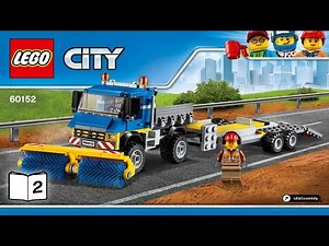 LEGO instructions - City - Construction - 60152 - Sweeper & Excavator (Book 2)