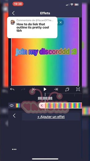 rainbow outline tutorial🌈💬 #viral #2danimation #animatic #animation #animeanimation #tweening