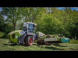 🇫🇷 LA DERNIERE CLAAS COUGAR DE FRANCE ! - Biggest mower of the world (Luzerne du Poitou)