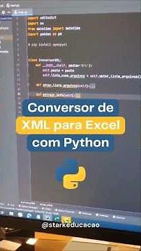 Conversor de XML para Excel com Python | #shorts