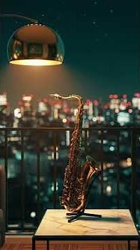 Relaxing Night Jazz Saxophone Music - Calm Jazz for Peaceful Mood #shorts #jazz #saxophone