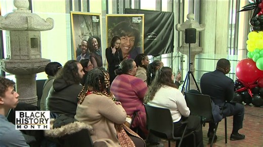 City leaders gather at Boston City Hall for flag raising ceremony in honor of Black History Month