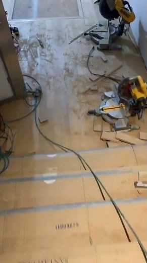 Installation of Brass Inlays in Wood Floors | Luxury Detailing & Precision Craftsmanship