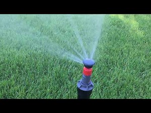 Gardena T100 Pop-Up sprinkler in action