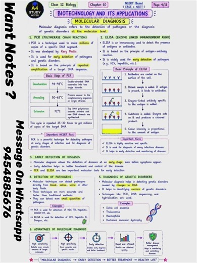 Biotechnology & Its Applications One Shot | Class 12 Biology | NEET 2027 | Complete NCERT Revision