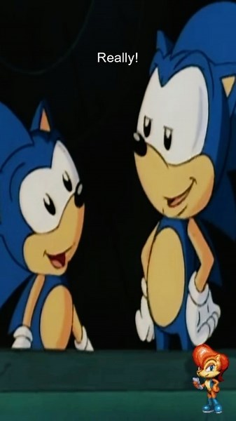 Sally Acorn on Instagram: "Time travelling back! 💙 ————-//👑\\———— An episode from Sonic SatAm _ Sonic The Hedgehog Blast to the past 2 _✨ ————-//👑\\———— #sonic #sonicthehedgehog #satam #episode #sallyacorn #sonicandsally #sonickids #sonicreel #sonicpost #sonicedit #rallyforsally #classicsonic #sage #sonicfunny #sonicthehedgehog #freedomfighters #princesssallyacorn #unclechuck #sircharles"